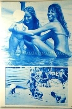 Jane Birkin Dominique Sanda vintage pinup clipping 73 Both sides 73s8