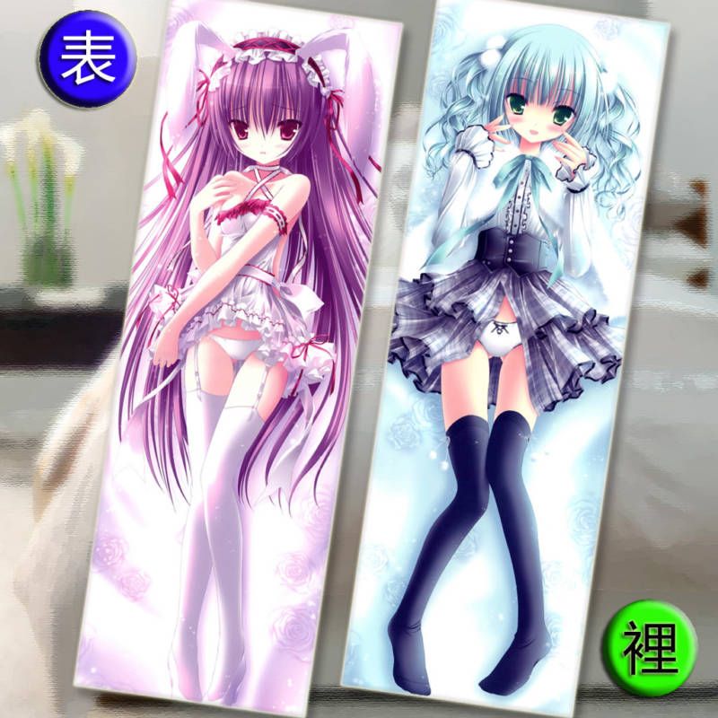 Lolita Bunny Ear Dakimakura Hugging Body Pillow Case