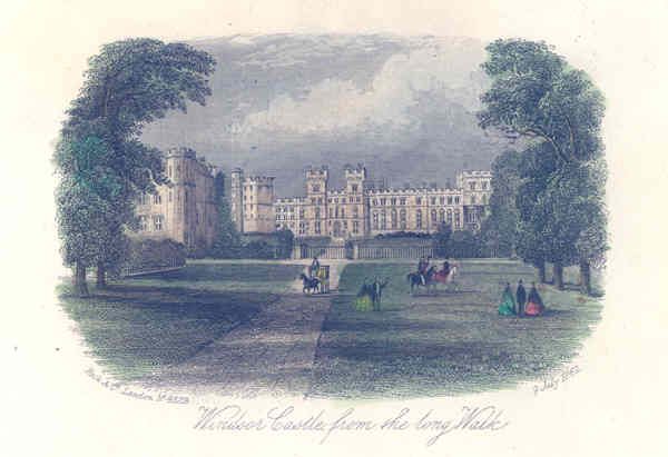  1862 Windsor Castle Grounds etc Set of 11 Old Berkshire Prints