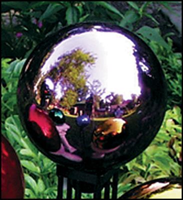 Echo Valley 4 Mauve Pink Blown Glass Garden Gazing Globe Ball RSR8403