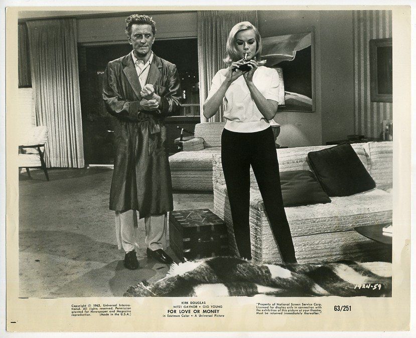 Movie Still Kirk Douglas Mitzi Gaynor for Love or Money