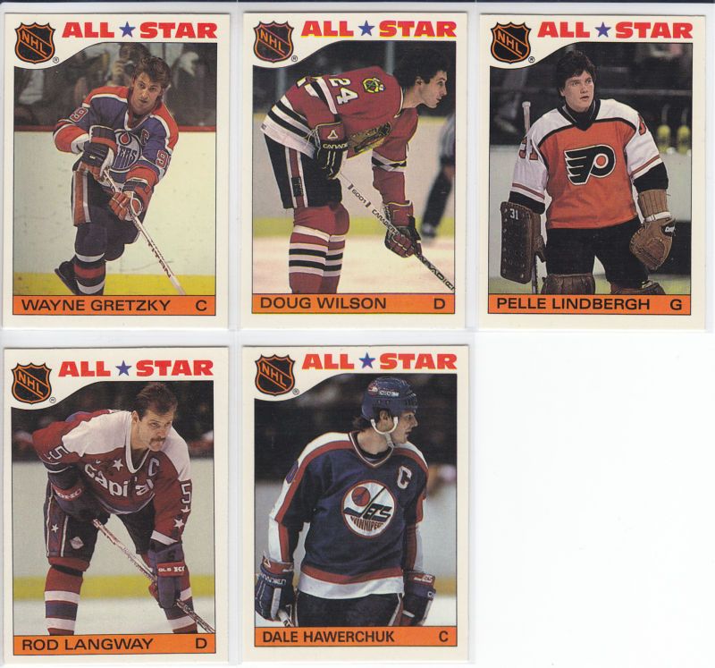 85 86 Topps Sticker Doug Wilson Chicago Blackhawks 11