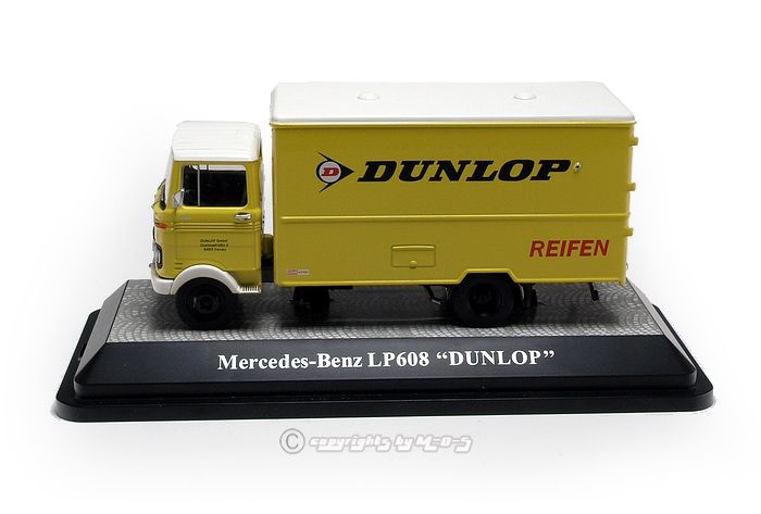 43 Mercedes LP608 Koffer Dunlop Renndienst Neu