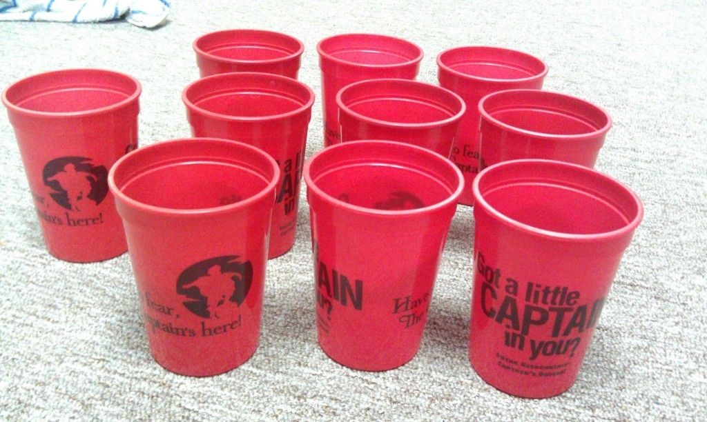 Captain Morgan Drink Cups Lot of 10