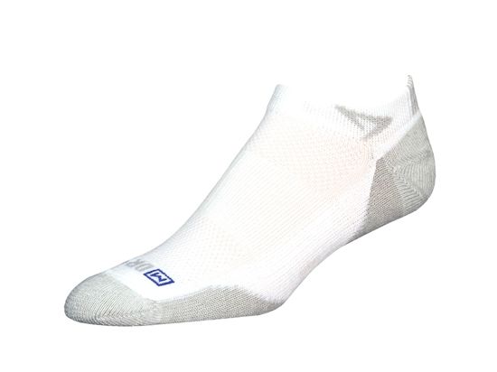 Drymax Socks Run Lite Mesh Mini Crew Low Cut White