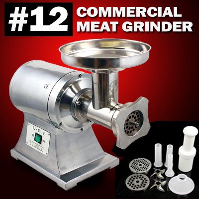  Stainless Steel Compact Size Electric Meat Grinder 12
