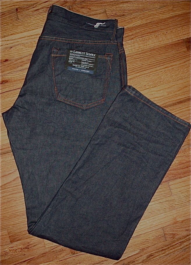 EARNEST SEWN FULTON 529 VAN SANT STRAIGHT RAW RIGID INDIGO SELVEDGE