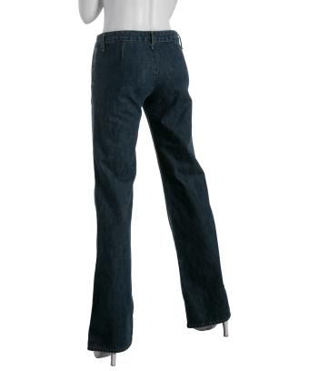 Earnest Sewn Jeans Viceroy Dark Denim Lowrise Flare Cotton Pants