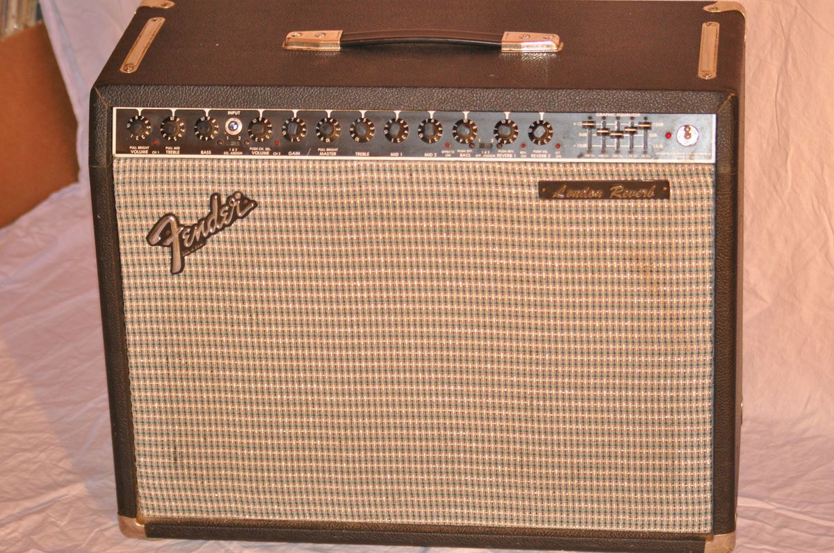 83 FENDER LONDON REVERB 100W Vintage Guitar Amp NICE SOUND w