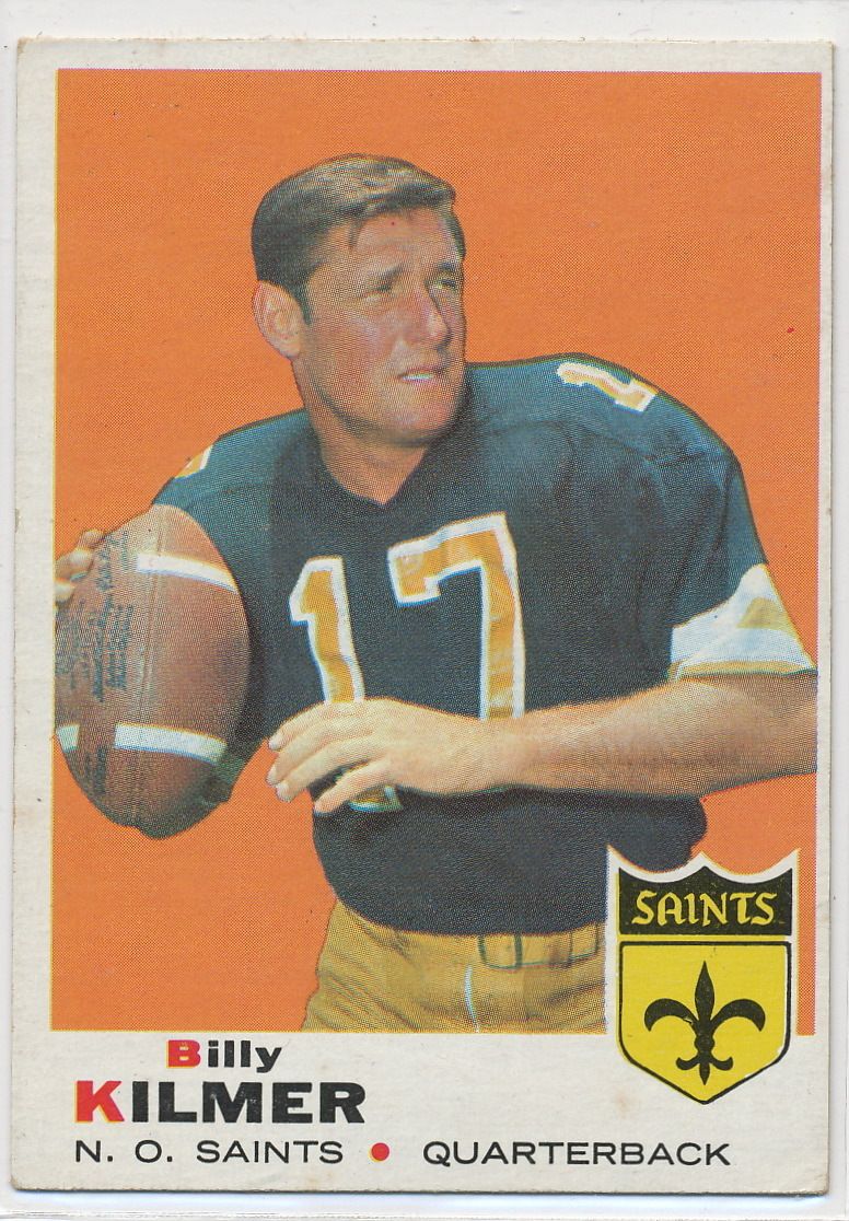  1969 Topps Billy Kilmer 240 EX Saints