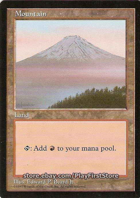 Promo Asia Apac Clear Land Set SEALED 5 Land MTG Magic