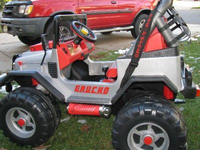 Peg Perego Gaucho Electric Car Ride on Jeep to 24 Volts 3 Speed