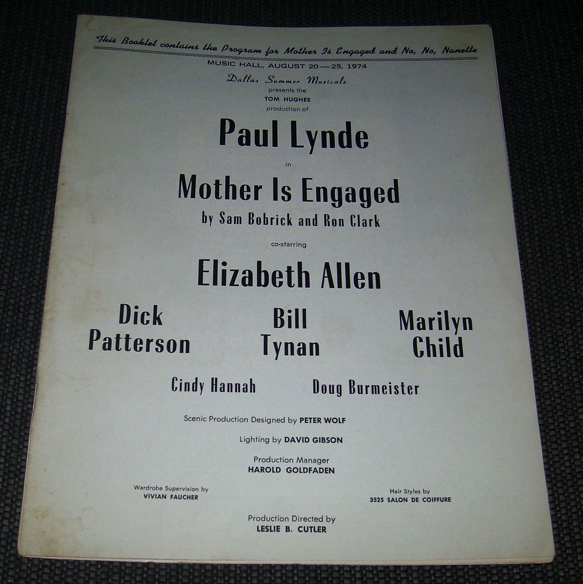  Program Mother is Engaged Paul Lynde Elizabeth Allen & More