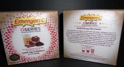 Emergen C Oseries Energy Booster Pomegranate Tea 2BOXES