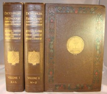 Encyclopedia Freemasonry 1924 Masonic Mason Templar NF