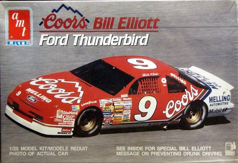  AMT 9 Bill Elliott Coors Ford Thunderbird 1990