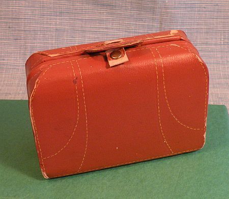 Old Cardboard Doll Suitcase Christmas Candy Container