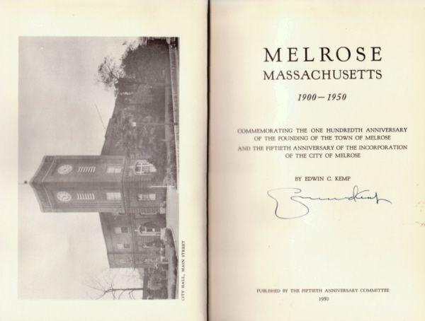 Melrose Massachusetts 1900 1950 by Edwin C Kemp Signed