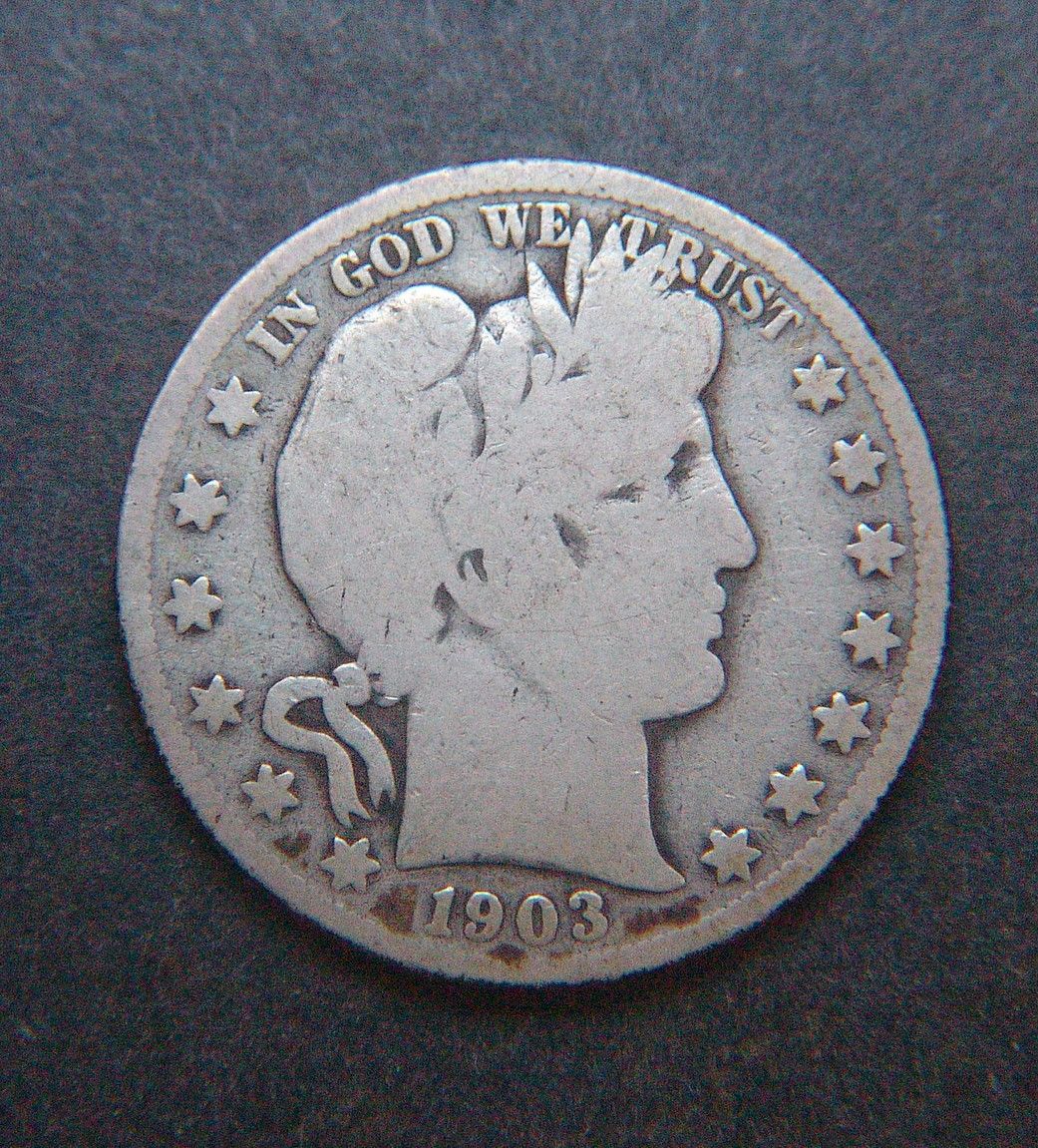 Barber Half Dollar 1903 S 6637 f706