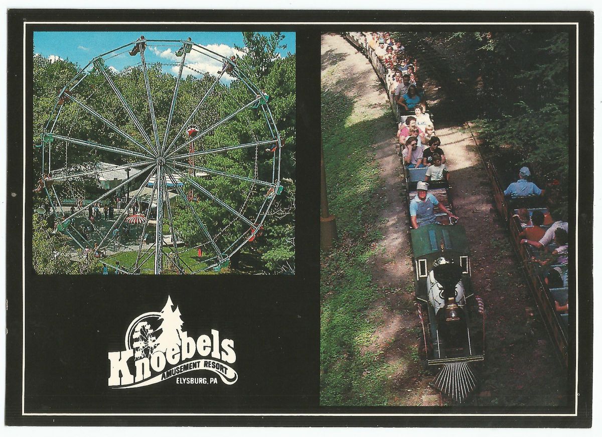 Elysburg PA Knoebels Amusement Resort Ferris Wheel Train Ride Vintage