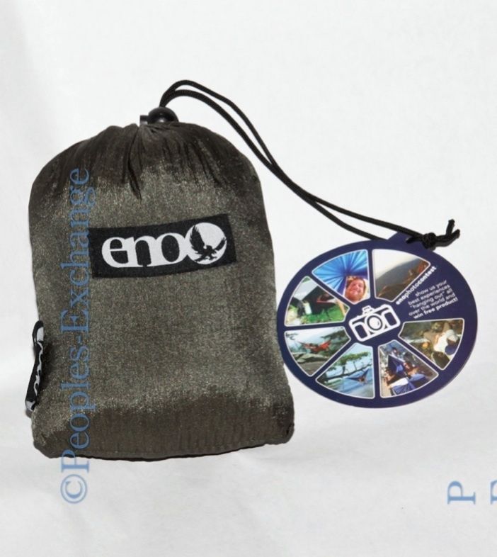 New Eno Restnest Green Nylon Hammock Traveler 13oz Ultra Light Camping