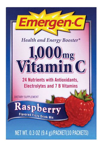  5pk Emergen C Fizzy Drink Mix Raspberry 1000mg