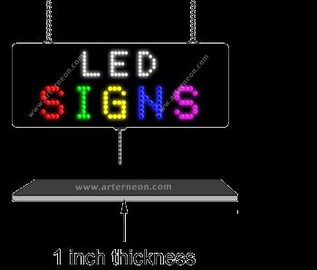  NEW “COMPUTER VERTICAL 27x11x1 ANIMATED & FLASHING LED SIGN 20981