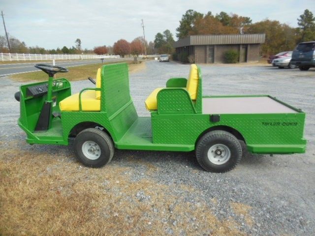 TAYLOR DUNN B2 48 ELECTRIC UTILITY CART VEHICLE TUGGER 36 VOLT RUNS