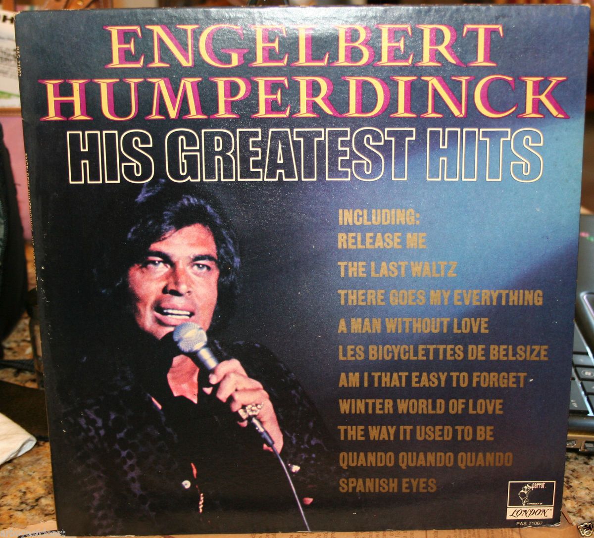 VTG Engelbert Humperdinck His Greatest Hits LP 1974 Pop Shrink