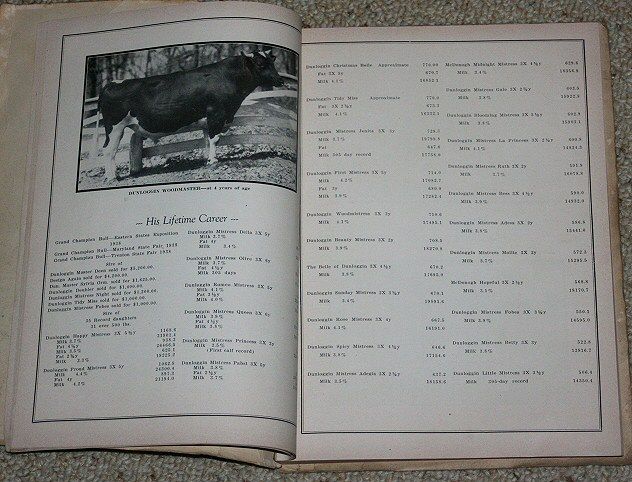 1943 Holstein Sale Catalog Dunloggin Ellicott City MD