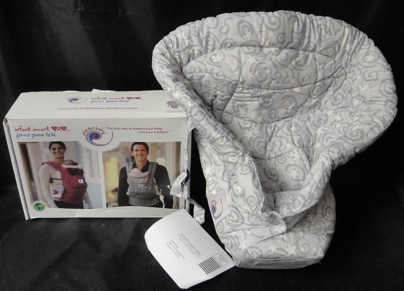 Ergobaby HEART2HEART Infant Cotton Insert for Baby Carrier Grey Star