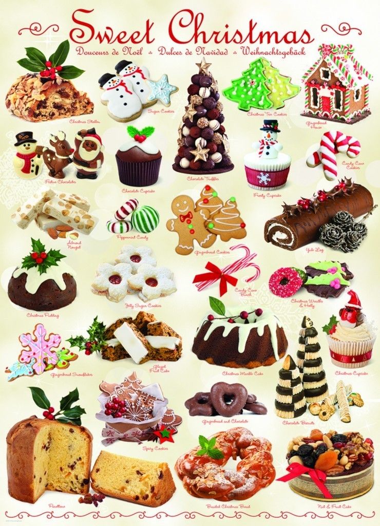 Eurographics Sweet Specialty Line Jigsaw Puzzle Sweet Christmas Baking