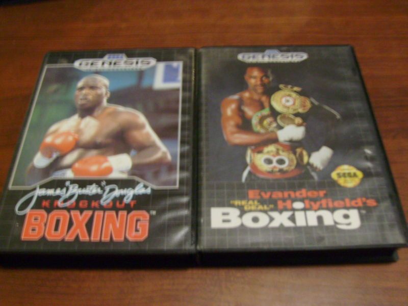 Evander Holyfield James Douglas KO Boxing Sega Genesis