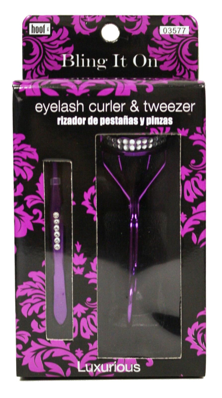 New Hoof Jeweled Eyelash Curler Tweezers Create Perfectly Curled