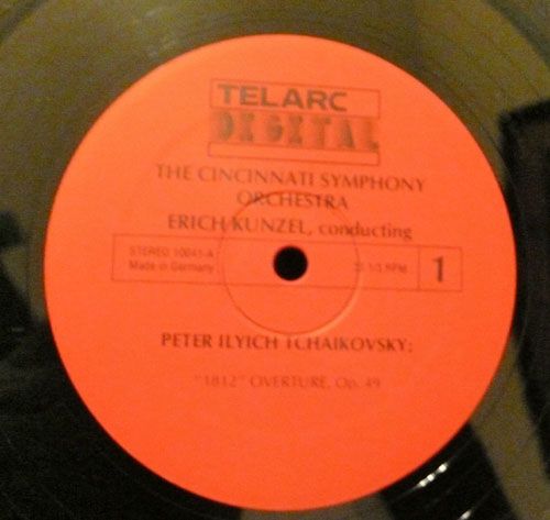 Telarc DG 10041 Tchaikovsky 1812 Erich Kunzel LP