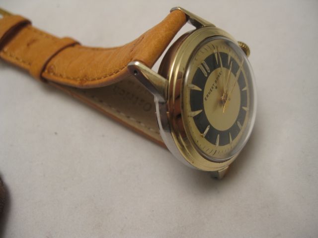 The Most Amazing 14k Gold Steel Ernest Borel Dinner Watch