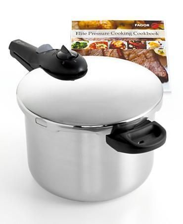 Fagor Elite 6 Qt Pressure Cooker Stainless Steel Duo Pressure (8psi