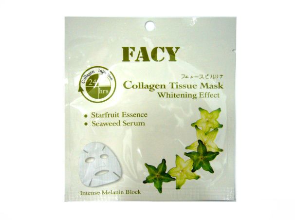 FACY COLLAGEN SEAWEED FACIAL TISSUE MASK WHITENING MELANIN BLOCK