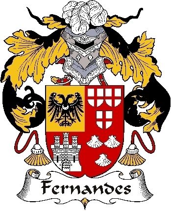 Family Crest 6 Decal Portuguese Fernandes