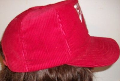 Vintage Michigan City IN ELSTON High School Red Hat Cap One size