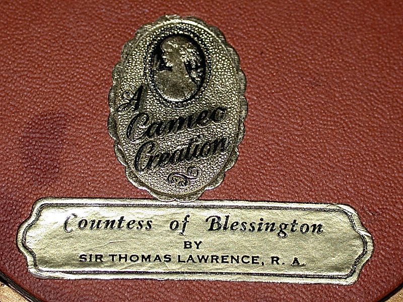 Countess of Blessington Sir Thomas Lawrence Miniature