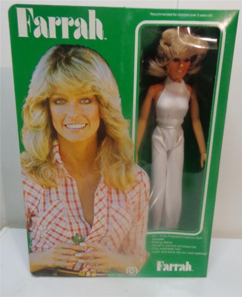 Vintage Mego Farrah Fawcett Doll 1977 NRFB Sealed MISB