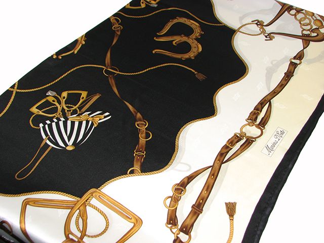 marina d este silk scarf this is a new authentic marina d este satin