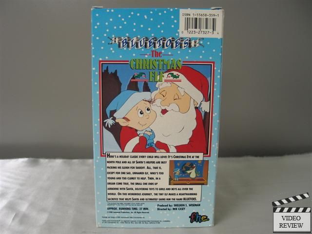  The Christmas Elf VHS Animated Family Home Entertainment