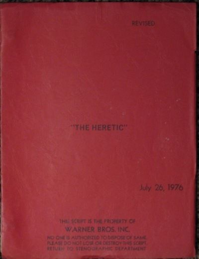 Exorcist II Heretic Original Movie Screenplay 1976