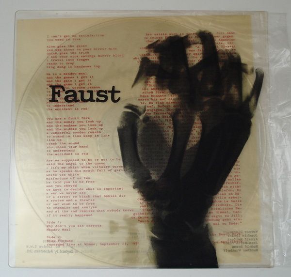 Faust 79 UK Clear Vinyl Prog Psych Kraut LP w Inse Neu