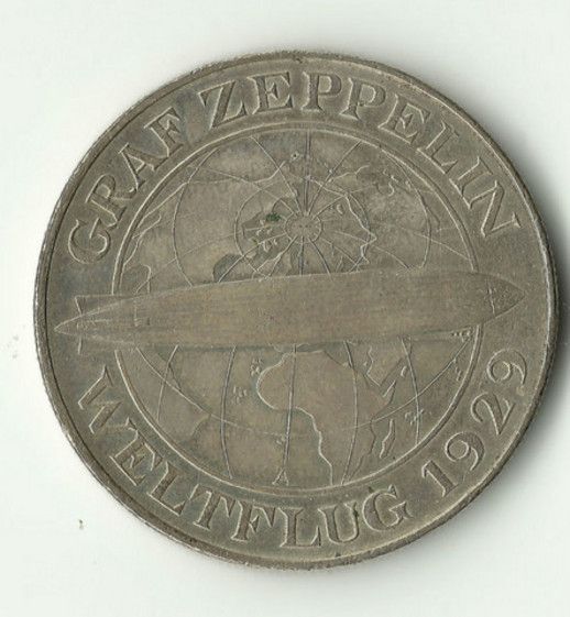 25.0000 g., 0.5000 Silver 0.4019 oz. ASW, 37 mm. Subject Graf