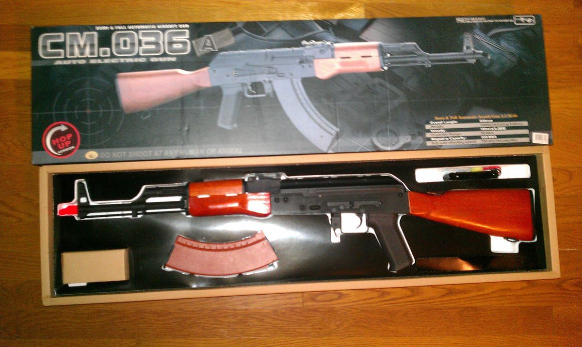  CM036 Full Metal AKM AEG Airsoft Gun