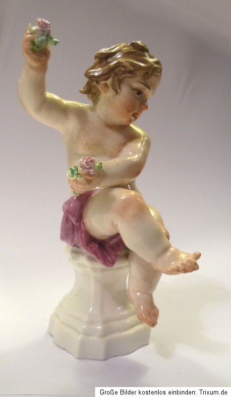 Putto Spring Neaples 1775 1780 Real Fabbrica Ferdinandea Porcelain