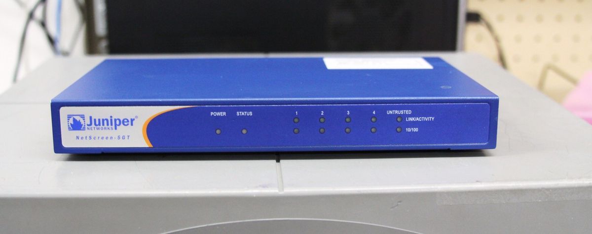 Juniper Netscreen 5 GT NS 5GT 001 VPN Firewall Warranty